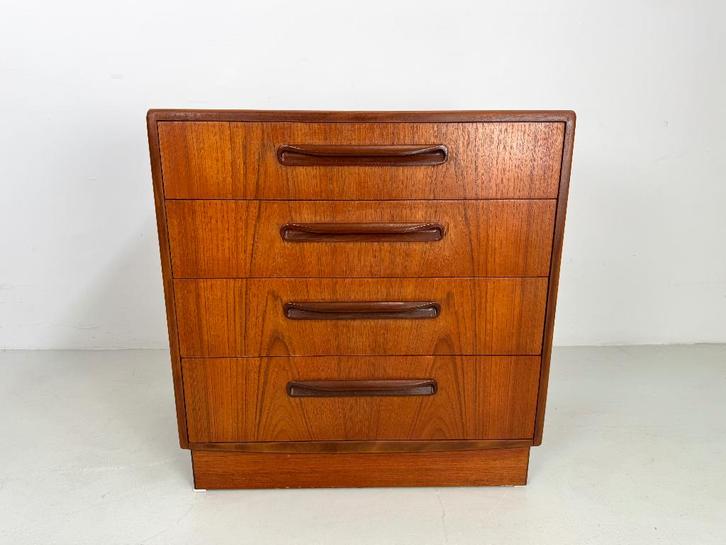 Vintage ladekast van G-Plan., Huis en Inrichting, Kasten | Ladekasten, Zo goed als nieuw, Minder dan 100 cm, 50 tot 100 cm, 25 tot 50 cm