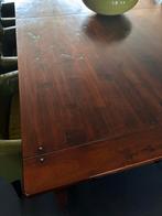 Massief kersenhouten uitschuiftafel, Huis en Inrichting, Ophalen, Gebruikt, 100 tot 150 cm, 200 cm of meer