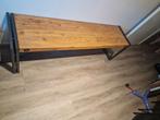 Gave industriële bank bankje 140cm, Ophalen, Zo goed als nieuw, Tot twee personen, 100 tot 150 cm