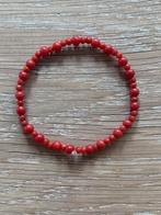 Bloedkoraal armband, Ophalen of Verzenden, Overige materialen, Armband