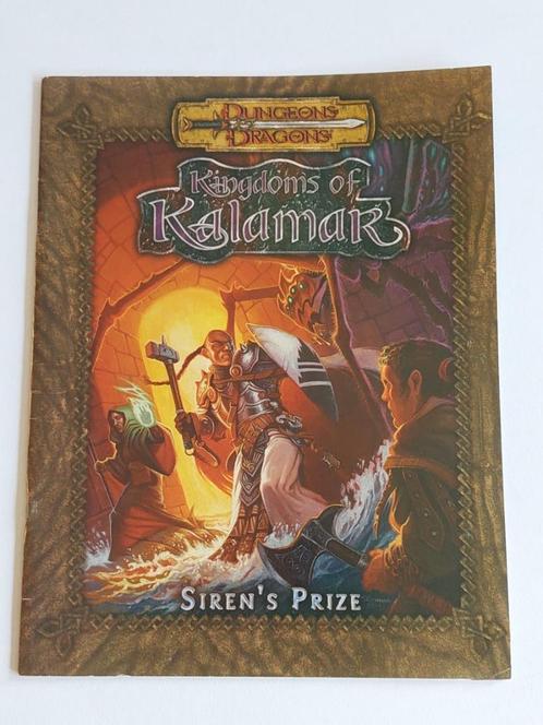 Kingdoms of Kalamar - Siren's Prize - 3.0e, Hobby en Vrije tijd, Gezelschapsspellen | Overige, Zo goed als nieuw, Een of twee spelers