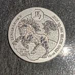 1/12 Oz 999.9 Zilver Year of the Horse 2026 Rwanda, Ophalen of Verzenden, Zilver