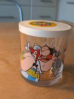 vintage Asterix & Obelix Nutella glas met deksel, Verzamelen, Stripfiguren, Ophalen of Verzenden