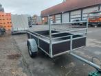 Hele nette gegalvaniseerde enkelasser 215x120 izgst koopje, Auto diversen, Aanhangers en Bagagewagens, Ophalen, Gebruikt, Hapert