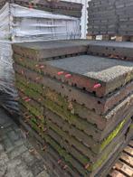 Rubberen tegels  50 x 50 x 8 cm, Tuin en Terras, Tegels en Klinkers, Ophalen, Gebruikt, Overige typen, Rubber