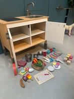 Houten Speelkeuken met Accessoires, Ophalen, Zo goed als nieuw, Hout, Speelkeuken
