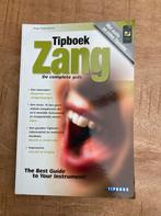 Tipboek Zang - Complete Gids voor Zangers, Ophalen of Verzenden, Zo goed als nieuw, Instrument