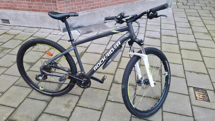 Btwin Rockrider 520 Mountainbike, Fietsen en Brommers, Fietsen | Mountainbikes en ATB, Gebruikt, Heren, Overige merken, 49 tot 53 cm