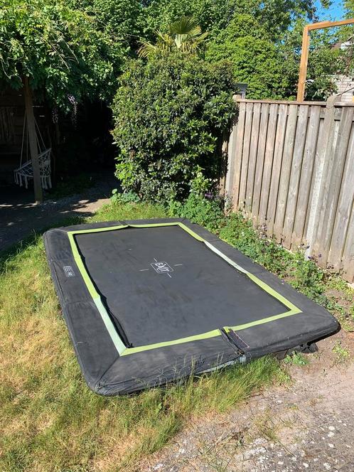 Exit trampoline inground 215 x 305 cm, Kinderen en Baby's, Speelgoed | Buiten | Trampolines, Gebruikt, Ophalen