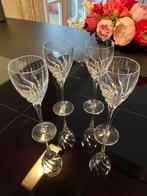 4 Kristallen witte wijn glazen TOSCANA WEDGWOOD, NIEUWSTAAT., Antiek en Kunst, Antiek | Glas en Kristal, Ophalen of Verzenden