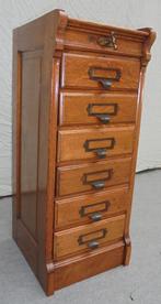 Hele aparte archiefkast ladekast notariskast, Antiek en Kunst, Ophalen of Verzenden