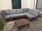 Houten Tuin loungeset Ikea met tafel, Tuin en Terras, Ophalen, Gebruikt
