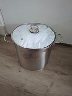 Grote soeppan 20 liter, Huis en Inrichting, Keuken | Potten en Pannen, Ophalen of Verzenden, Gebruikt, Rvs, Kookpan of Snelkookpan