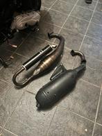 Ddl en skr uitlaat 125/180cc en rvs bocht, Motoren, Tuning en Styling, Ophalen of Verzenden