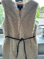 Bodywarmer wol met leren touwtje (S), Kleding | Dames, Bodywarmers, H&M, Zwart, Ophalen of Verzenden, Zo goed als nieuw
