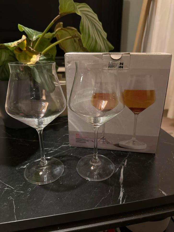 Kuhn Rikon Bierglazen - Nieuw in Doos, Huis en Inrichting, Keuken | Keukenbenodigdheden, Nieuw, Verzenden