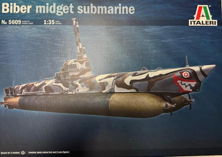 Coelianmodels, Italeri, 5609, Biber U-boot, 1/35, € 29,99, Hobby en Vrije tijd, Modelbouw | Boten en Schepen, Nieuw, 1:32 tot 1:50