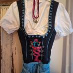 Dirndl jurk oktoberfeest ketting 34 Tiroler, Ophalen, Zo goed als nieuw, Maat 34 (XS) of kleiner, Overige thema's