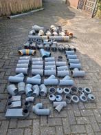 Pvc hulpstukken, Doe-het-zelf en Verbouw, Buizen en Afvoer, Ophalen, Bochten, Pvc, Nieuw