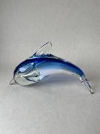 Blauwe glazen dolfijn, Ophalen of Verzenden
