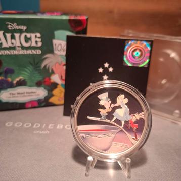 Alice in Wonderland Mad Hatter 1oz Zilver 2021 beschikbaar voor biedingen