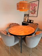 4 richmond Khaki Pippa stoelen, Huis en Inrichting, Stoelen, Ophalen, Zo goed als nieuw, Overige kleuren, Vier