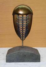 object Brons TRILOBITE met Titaan draadjes, UNICAAT 95.00, Ophalen