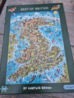 puzzel best of British 1000, Hobby en Vrije tijd, Denksport en Puzzels, Ophalen, 500 t/m 1500 stukjes, Zo goed als nieuw, Legpuzzel