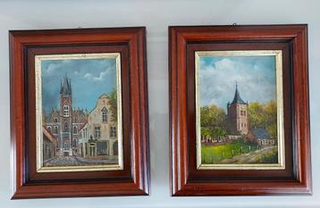 J van der Ven- Stadhuis en Oude toren(woensel) Eindhoven beschikbaar voor biedingen