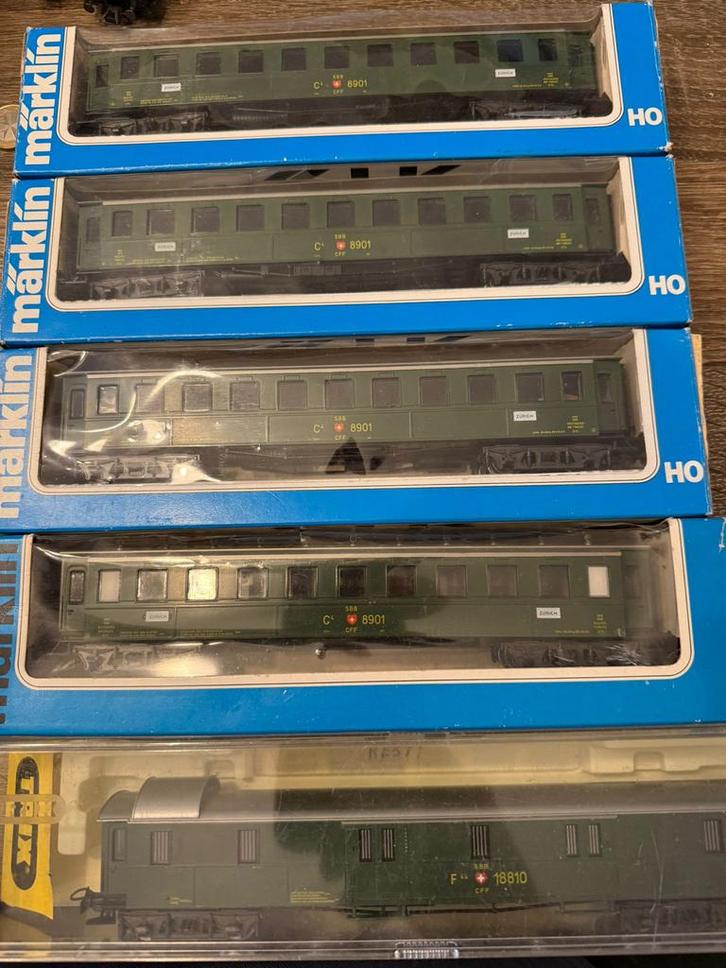 Märklin HO Wagon Set - SBB CFF 8901, Hobby en Vrije tijd, Modeltreinen | H0, Zo goed als nieuw, Wagon, Wisselstroom, Märklin, Analoog