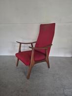 Vintage deense mid century teak fauteuil design, Ophalen, Gebruikt, Minder dan 75 cm, Onbekend