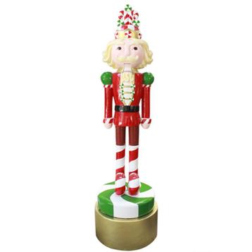 Candy nutcracker- Notenkraker beeld –  Hoogte 241 cm beschikbaar voor biedingen