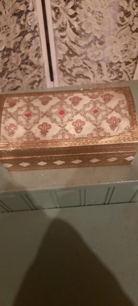 Vintage florentijns doosje, Ophalen of Verzenden