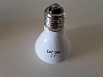 Donkerstraler / Warmtelamp 100 watt Ongebruikt. beschikbaar voor biedingen