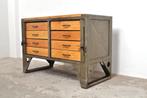 Vintage industriële ladekast dressoir kookeiland kast GAAF, Huis en Inrichting, Kasten | Ladekasten, Gebruikt, Ophalen of Verzenden