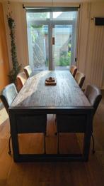 Eetkamer tafel Teak massief 234 X 100 cm + salon tafel, Huis en Inrichting, Tafels | Eettafels, Ophalen, 100 tot 150 cm, Teakhout