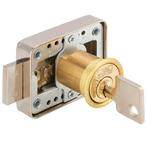 Cilinderslot voor kast / meubel Aantal: 2 stuks, Doe-het-zelf en Verbouw, Ophalen of Verzenden, Nieuw, Chroom, Slot