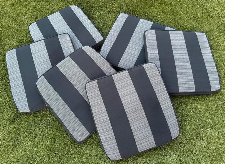 Z.G.A.N. 6 x tuinstoelkussens van zeer goede kwaliteit, Tuin en Terras, Tuinmeubel-accessoires, Zo goed als nieuw, Ophalen