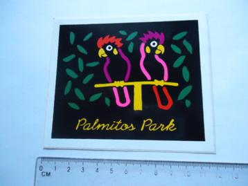 sticker oud PALMITOS PARK zoo dierentuin spanje gran canaria beschikbaar voor biedingen