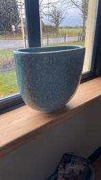 Mooie blauwe pot (3 stuks), Tuin en Terras, Bloempotten, Ophalen, Rond, Zo goed als nieuw, Aardewerk