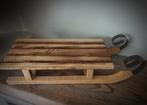 Houten arreslee - slee kerststuk - kerst - bloemschikken, Ophalen of Verzenden, Nieuw