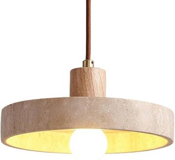 Travertin hanglamp beschikbaar voor biedingen