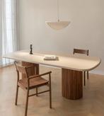 SKLUM Sirvon eettafel - acacia/cement - 6+ personen, Ophalen, 200 cm of meer, 50 tot 100 cm, Zo goed als nieuw