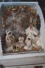 Vitrinekastje met oude kerstdecoratie, Antiek en Kunst, Curiosa en Brocante, Ophalen
