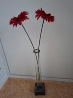 Mooie vaas met 2 kunstbloemen, Huis en Inrichting, Ophalen, Zo goed als nieuw