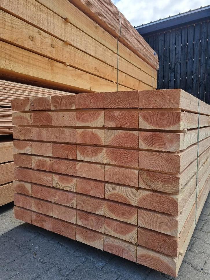 Douglas fijn bezaagd 75x175 | 7,5x17,5 Balken, Tuin en Terras, Palen, Balken en Planken, Nieuw, Balken, 250 cm of meer, Ophalen of Verzenden
