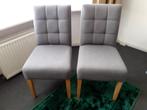 2 Eetstoelen, Huis en Inrichting, Ophalen, Twee, Zo goed als nieuw, Stof