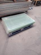 Gelaagd glas 17 stuks dik 6mm., Ophalen, Gebruikt, Glasplaat