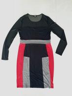 Maat 44 zwart rood grijs jurk, Kleding | Dames, Zigga, Zwart, Maat 42/44 (L), Ophalen of Verzenden