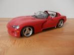 Dodge viper van Burago, Ophalen of Verzenden, Zo goed als nieuw, Auto, Bburago